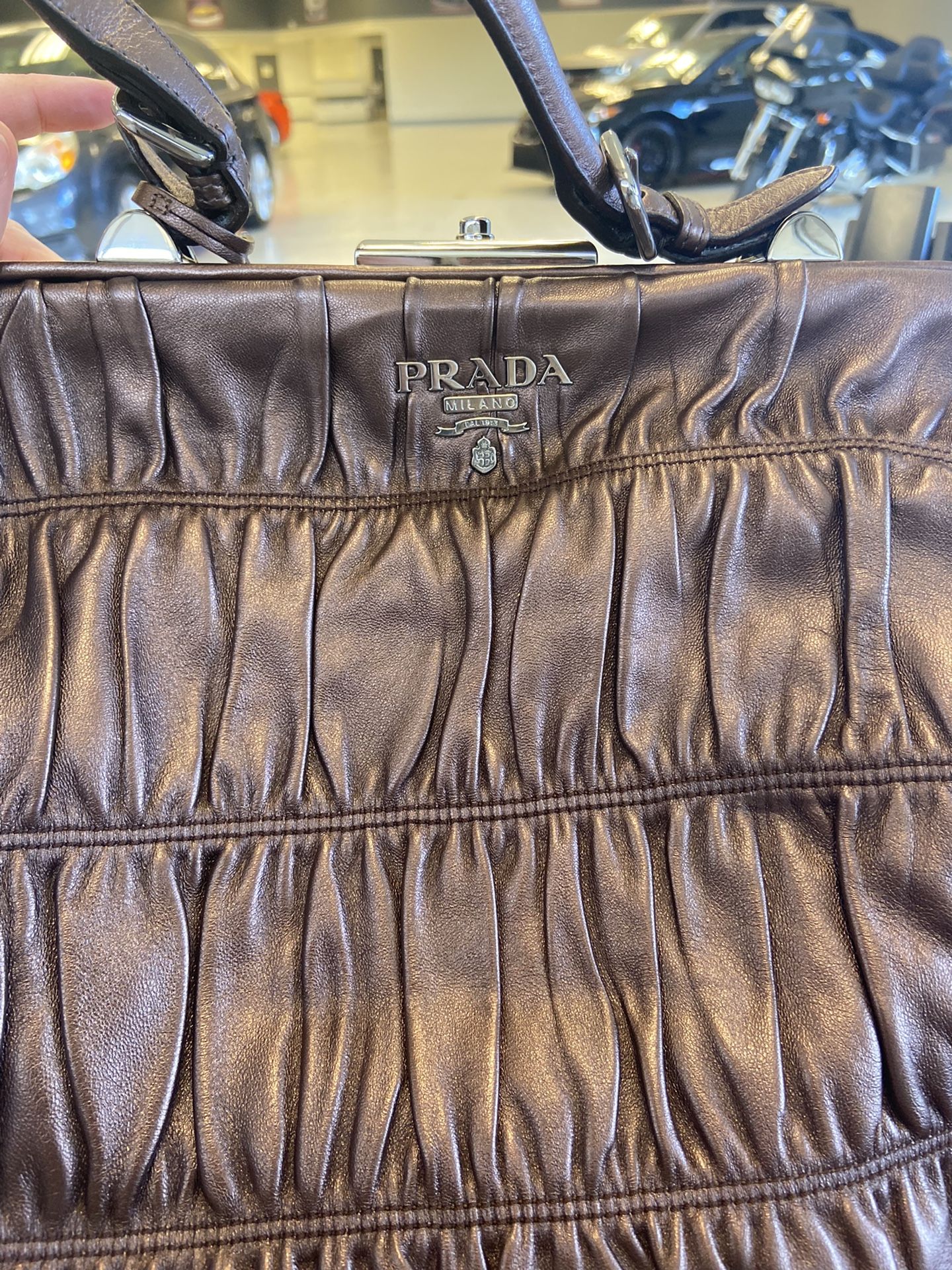 Authentic Prada Frame Bag