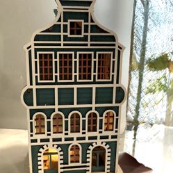 New With Tags World Market Laser Cut Wood Canal House LED Light Up Decor  Bring bright, global appeal to your Christmas village display with our woode