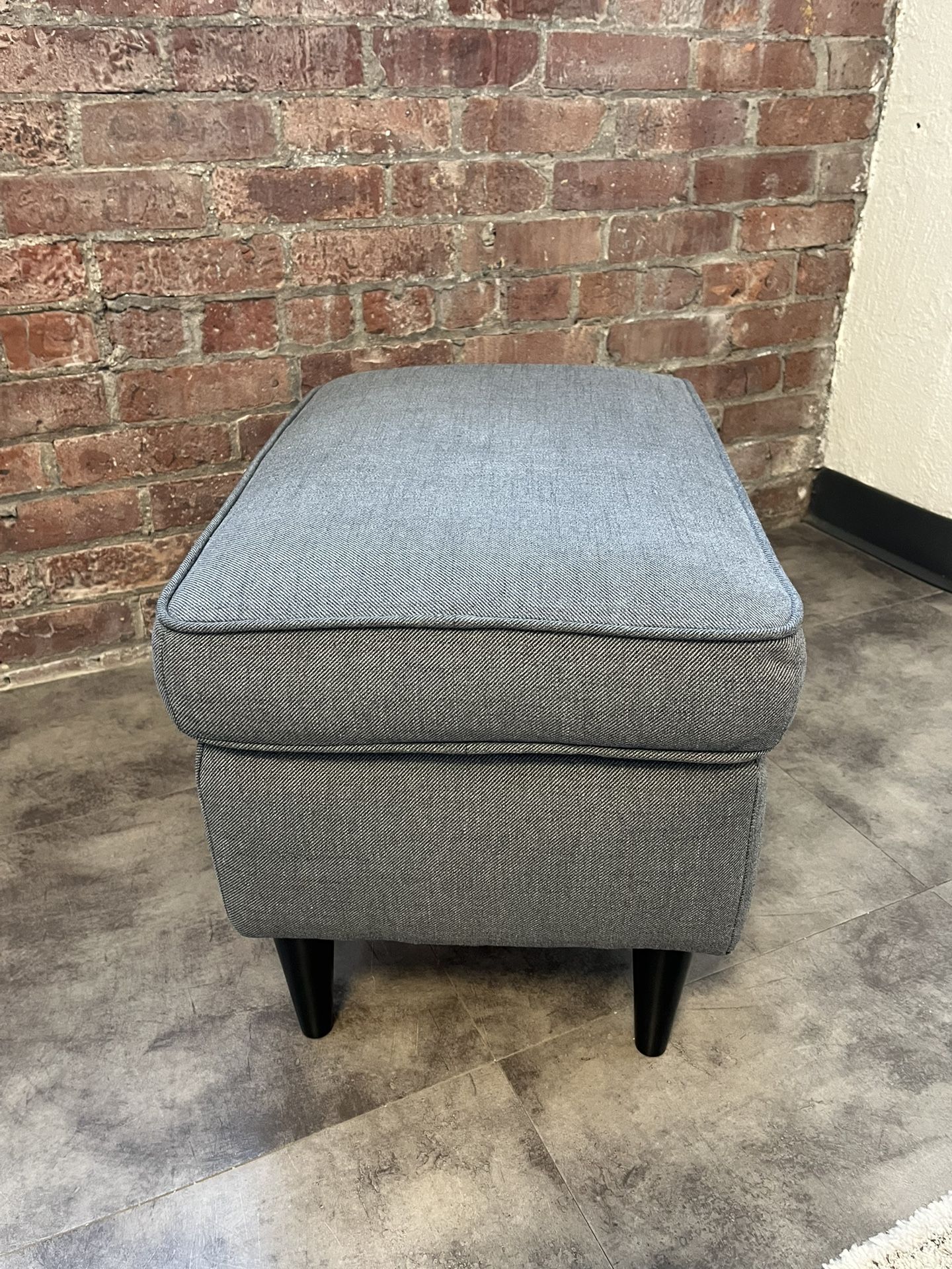 Dark Blue IKEA Ottoman