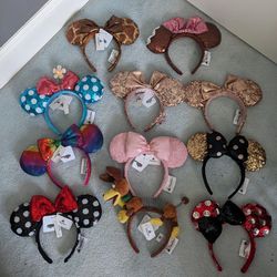 Assortment of new Disney Park Minnie Ears
