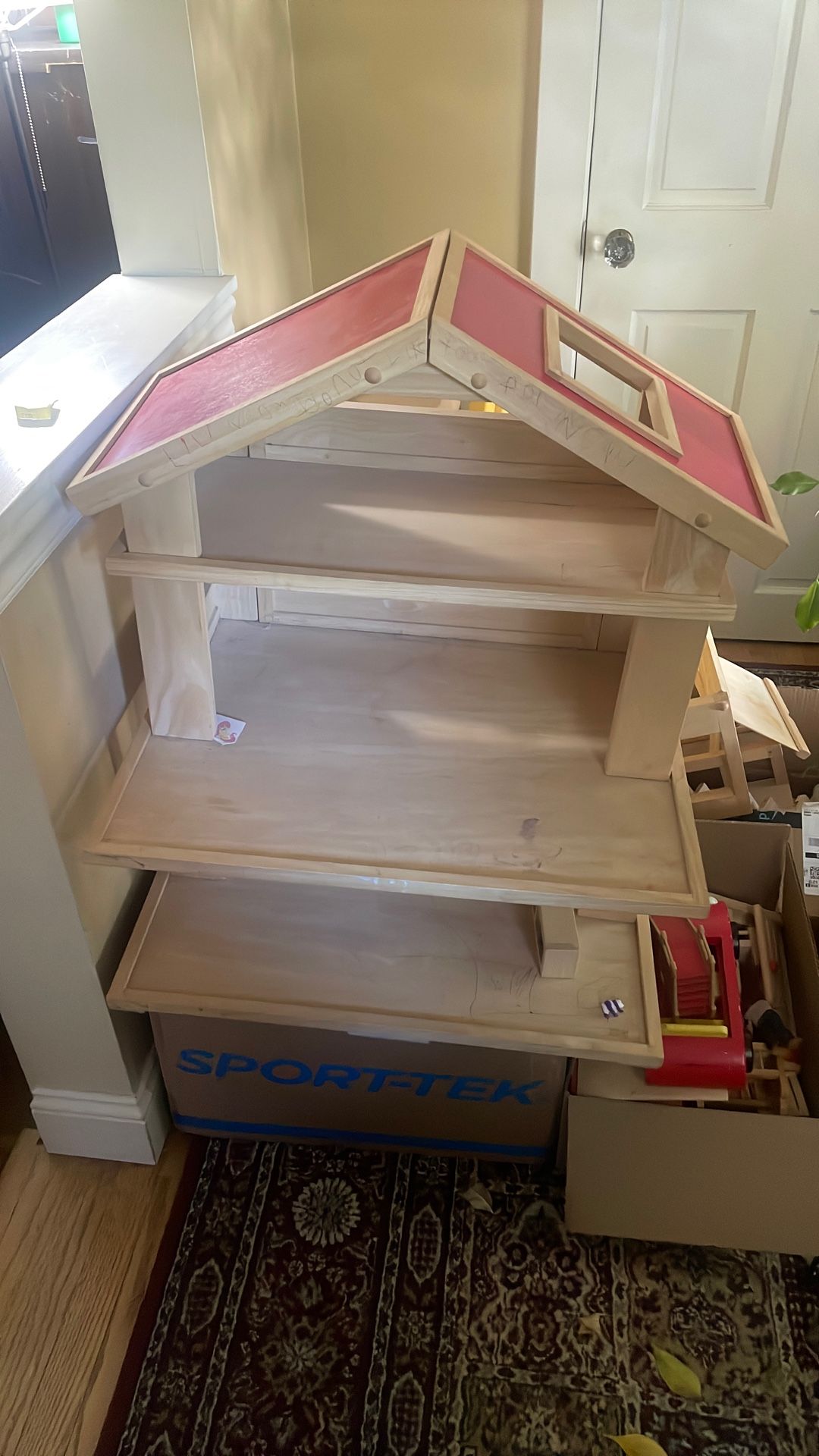 Antique Wooden Dollhouse