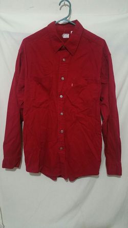 Levis Red Denim Shirt