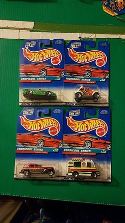 HW 1997 Tropicool Series Complete set of 4