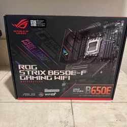 ROG Strix B650E-F Gaming Wifi Motherboard BRAND NEW UNSEALED!