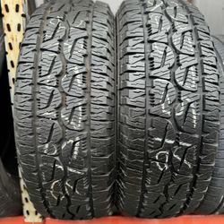 LT285/75/16 Bridgestone dueler at revo 3 85% 2021 pair only