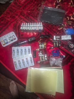 Complete Tattoo Kit with Machines and Ink