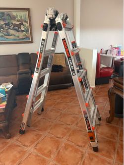 22’ Little Giant Leveler ladder with wheels