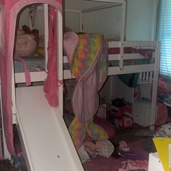 Free girls canopy bed