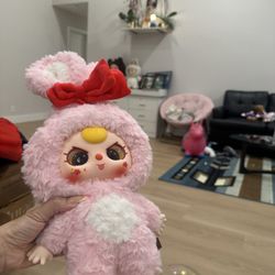 Baby Three Pink Bunny 400%