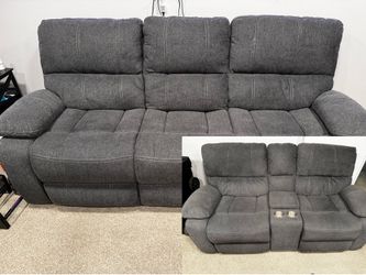 2pc reclining couch