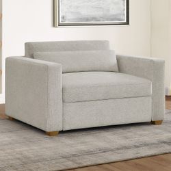 Dillard Fabric Twin Size Convertible Sleeper Chair