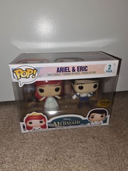 Funko Pop! Disney the Little Mermaid Ariel & Eric 2-Pack New in Box Exclusive