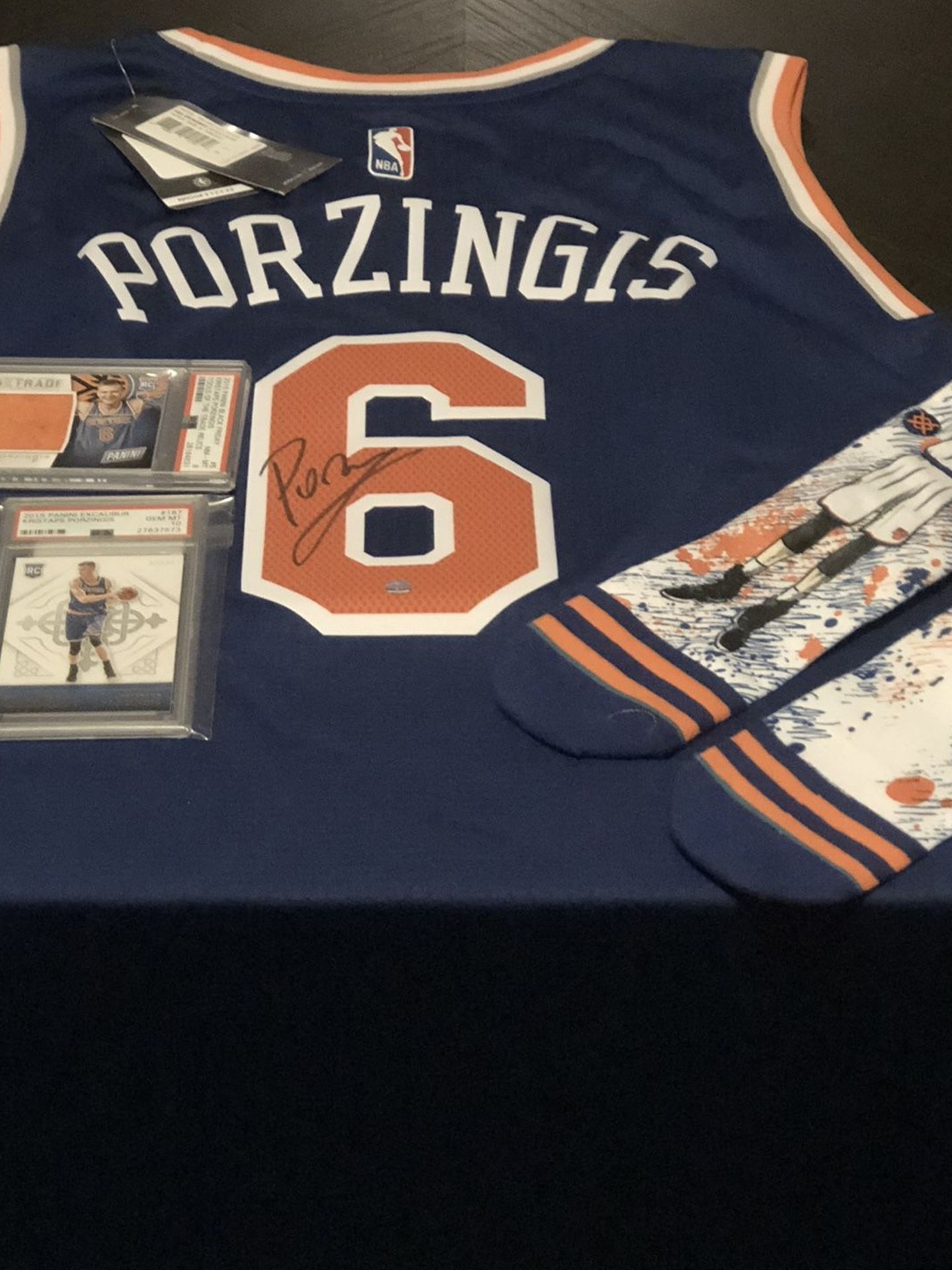 Porzingis Signed Jersey Collection