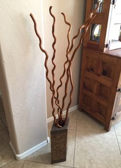 Wooden vase