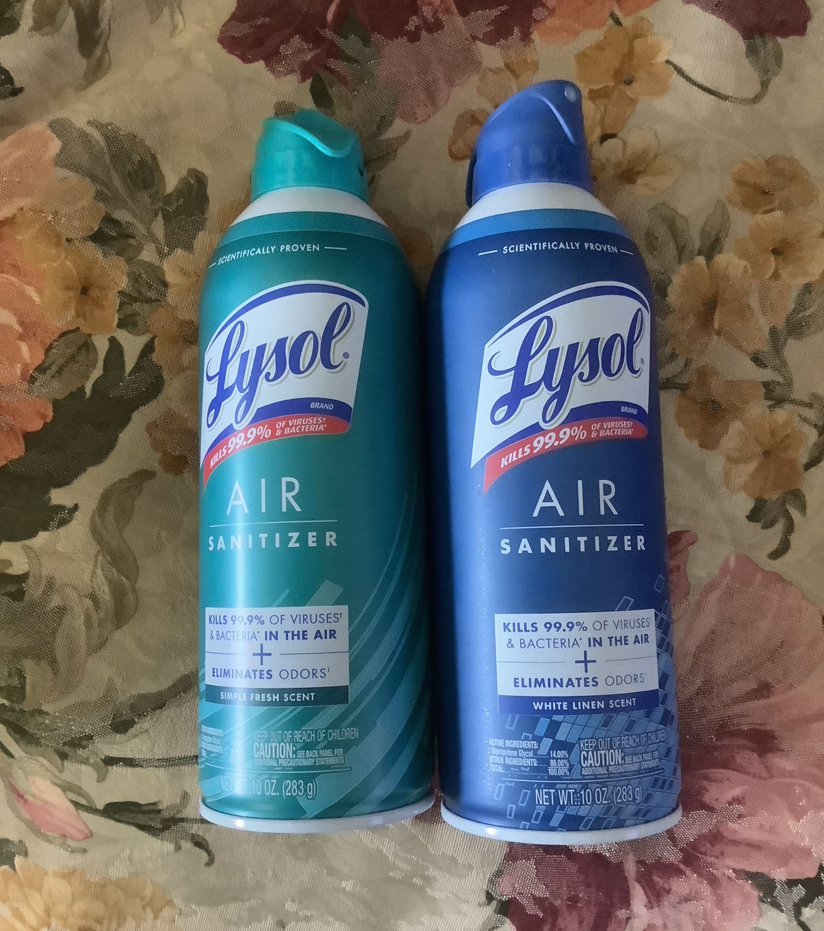 Lysol Air Sanitizer $4 Each 