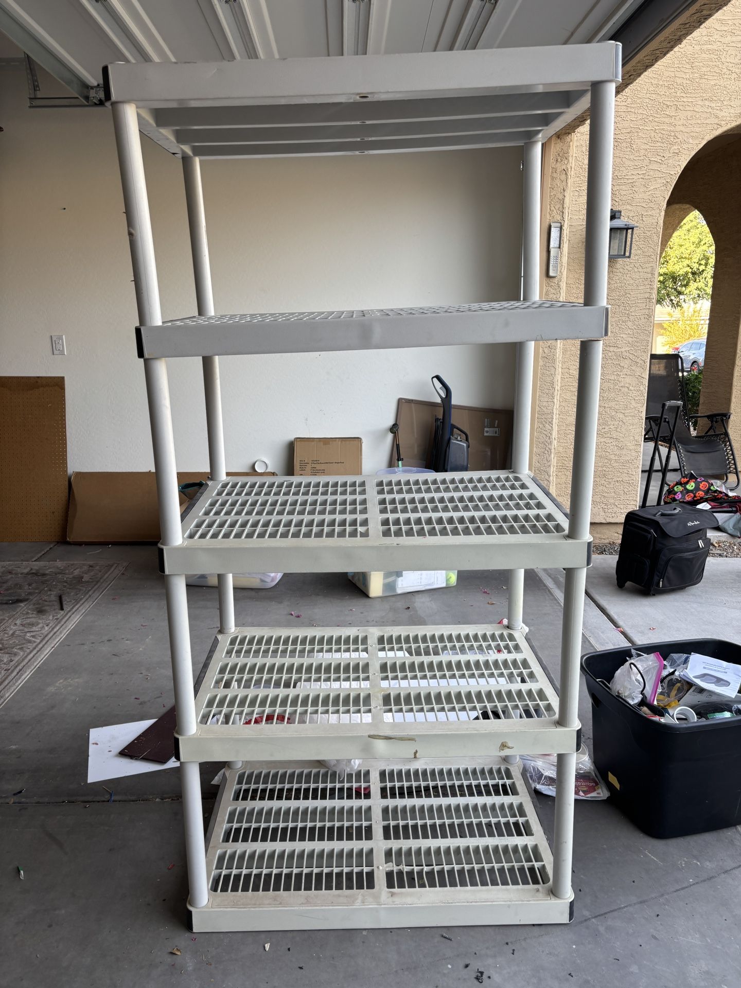 5 Tier Plastic Shelving Unit $20 Each