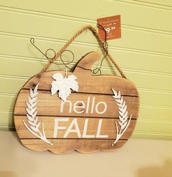 Wood Thanksgiving / Fall sign