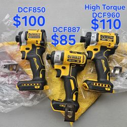 New Dewalt XR 3-Speed Impact Driver (Compact, Standard, High Torque)
