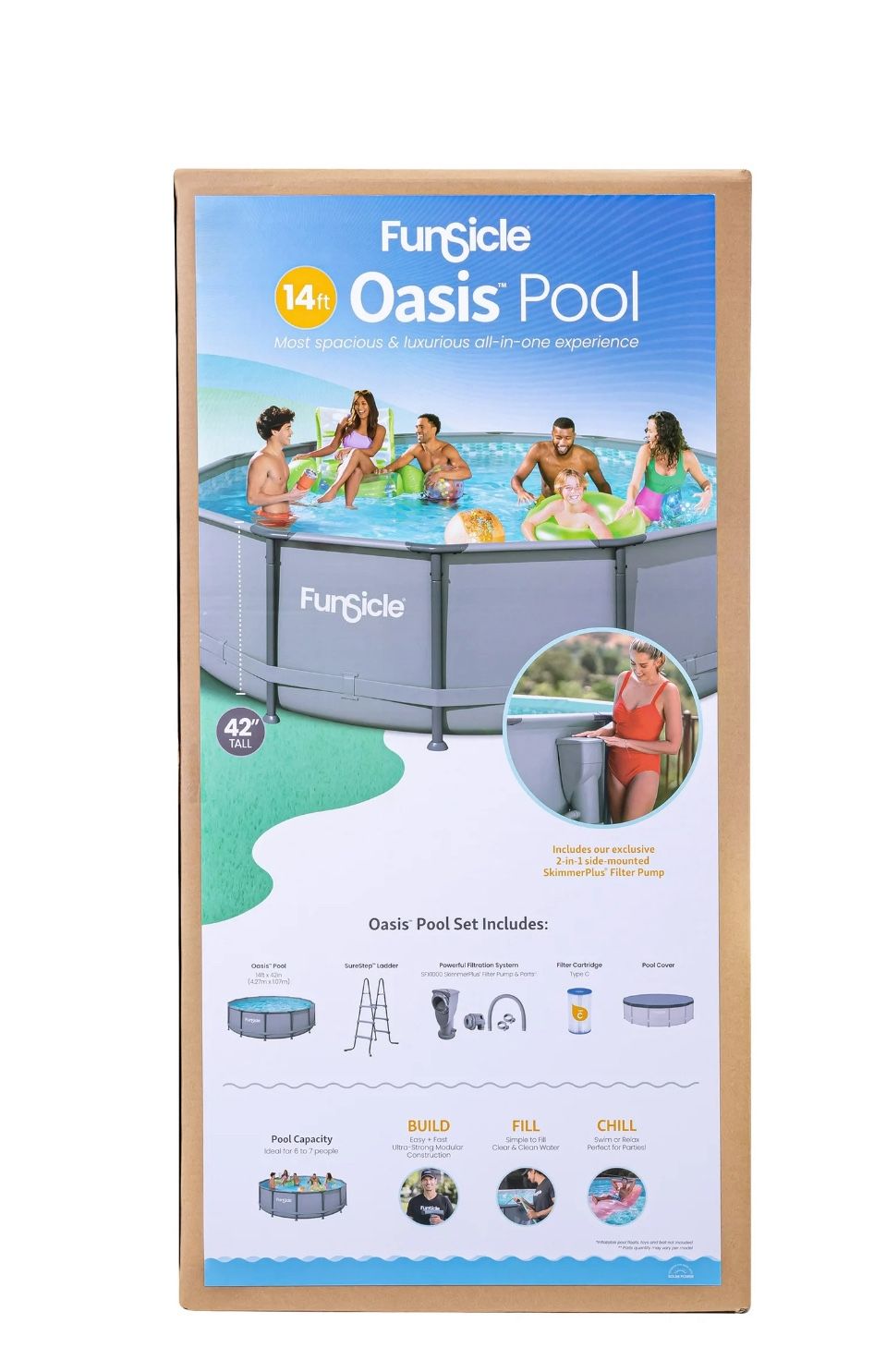 Funsicle 14x42 Swimming Pool