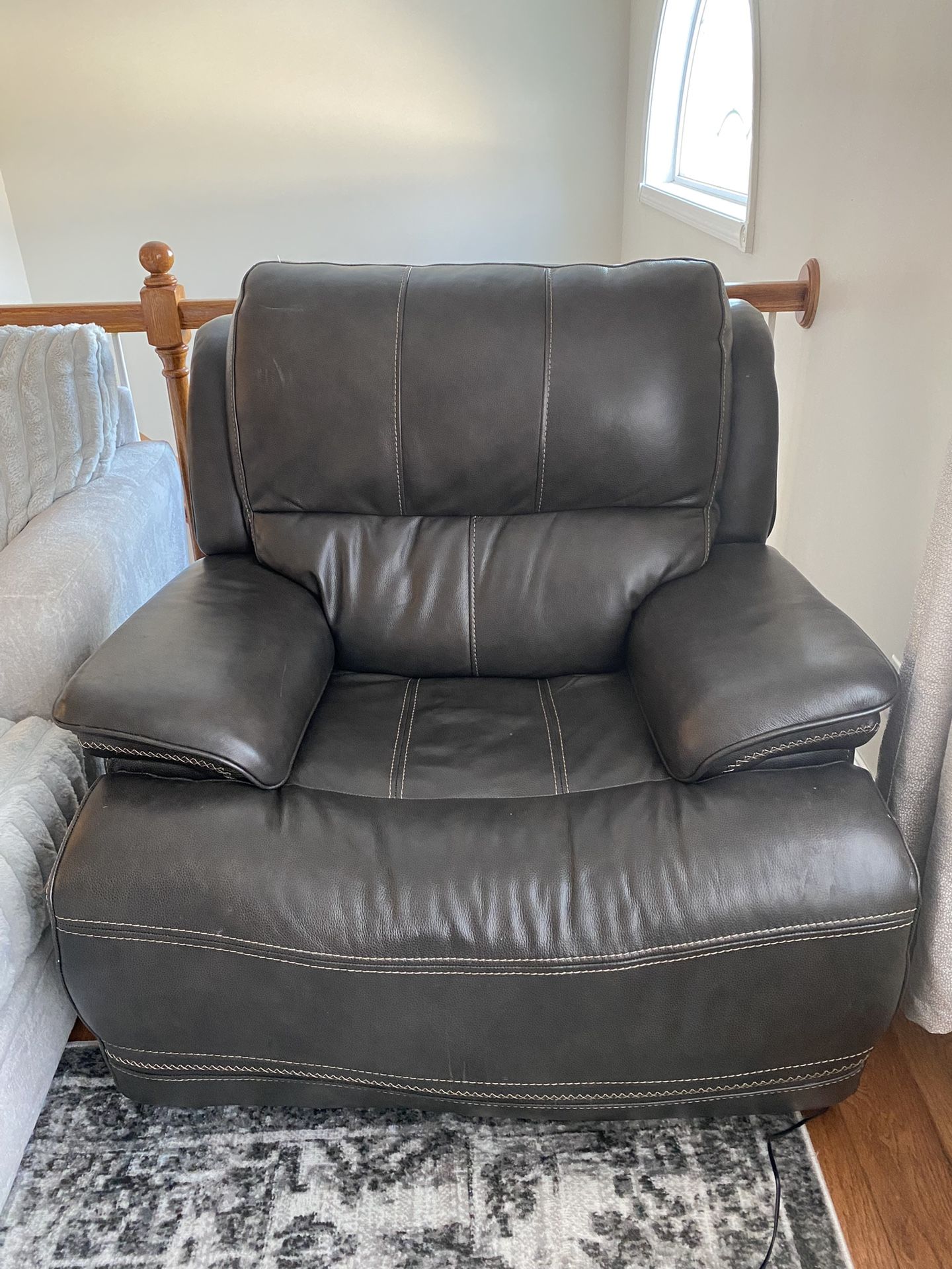 Oversized Power recliner.