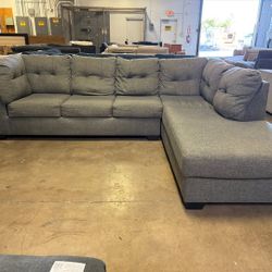 Gray Sleeper Sectional