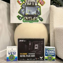 Asus TUF gaming motherboard X670E-Plus WiFi AM5 DDR5 6E floor model 