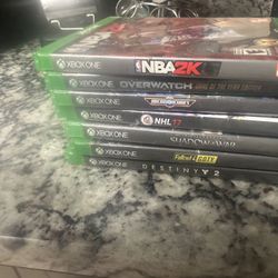 Lot Of 7 Xbox Games 