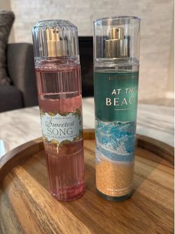 New Bath & Body Works Fine Fragrance Mists (Sweetest Song / At the Beach) - 8 fl. oz. ($5 each)