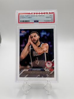 2024 Topps Now Olympic Games - Stephen Curry #27 💥PSA 10💥