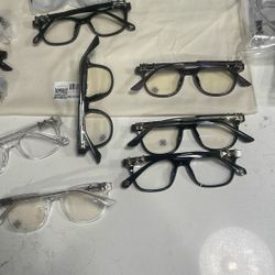 Chrome heart bluelight glasses 