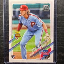 2021 Topps Alec Bohm Rookie Baseball Card #250