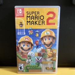 Super Mario Maker 2 COMPLETE for Nintendo Switch video game console system or Lite OLED Bros brothers 