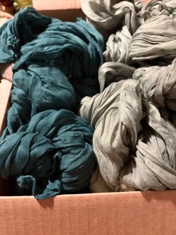 Cheesecloth various color table runners. Read description 1st