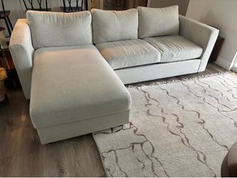 sofa 3 piece with storage.  IKEA