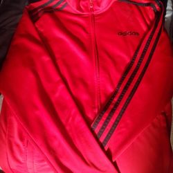 Brand New Mens Small Red Adidas Tiro Jacket 