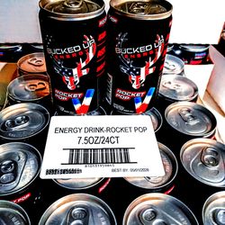 Bucked Up Energy Rocket Pop 24-Pack 7.5oz