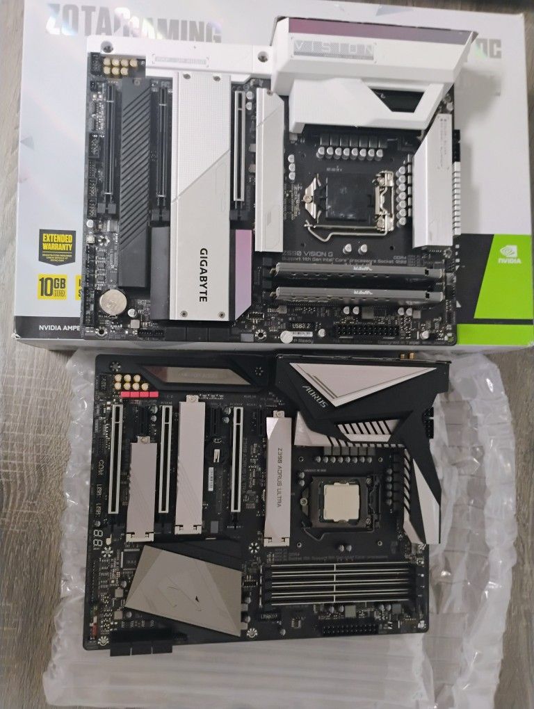 Intel Motherboards Lot Z590 And Z390