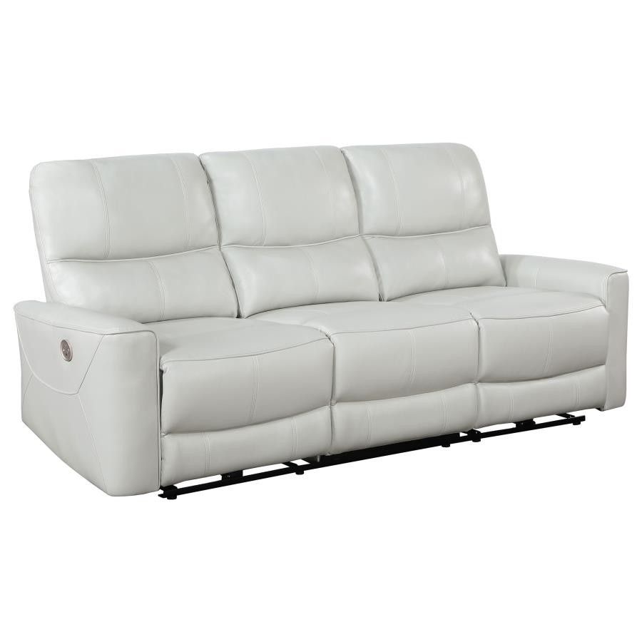 Upholstered Power Reclining Sofa Dove Gray On Sale