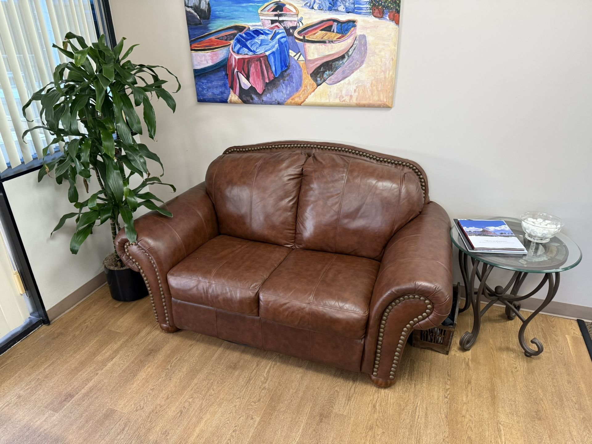 Leather Couch- Like New