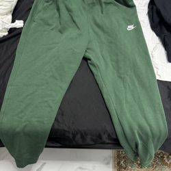 Green Nike Sweatpants