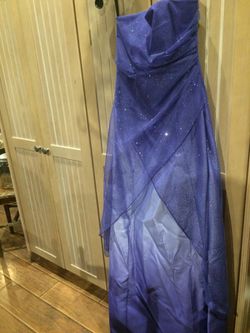 Beautiful purple prom dress