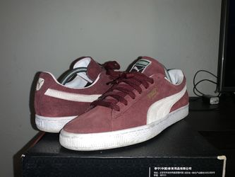 Puma suede burgundy