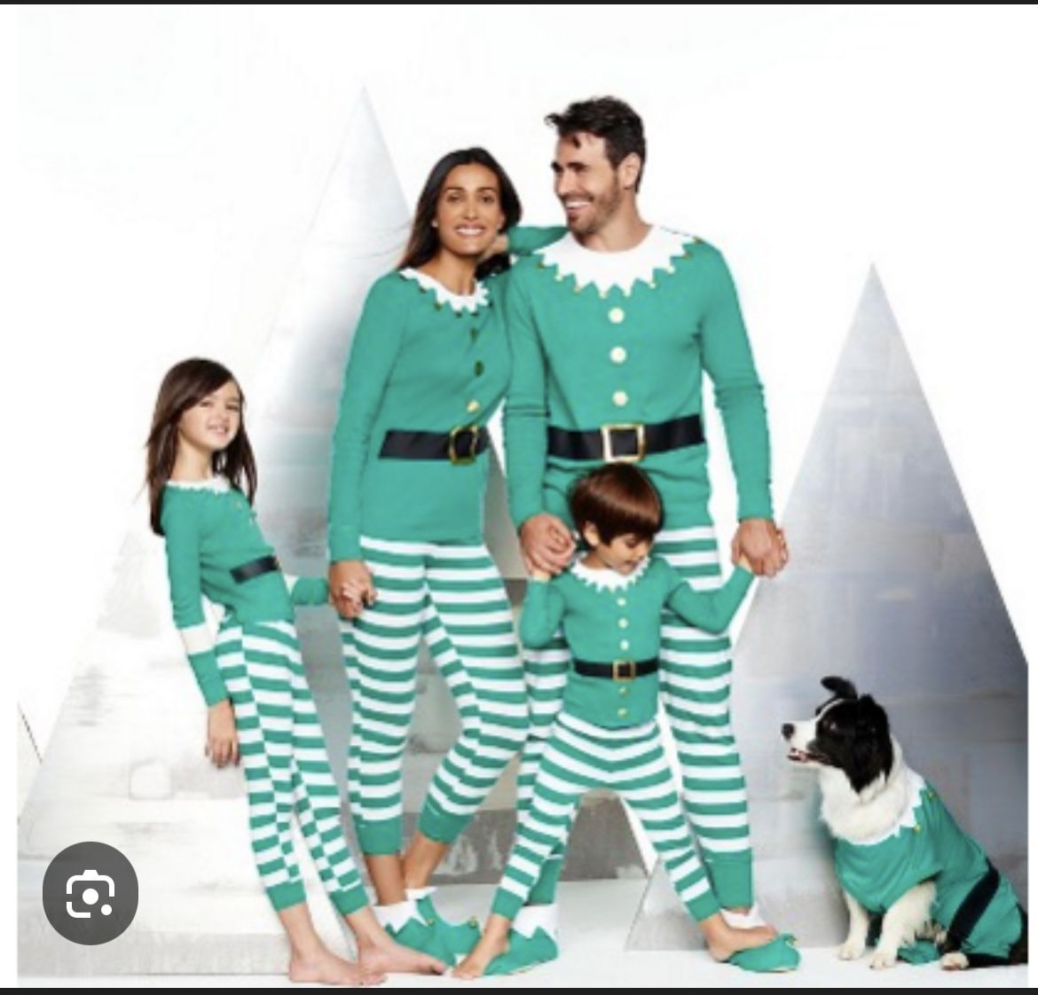Matching family elf Pjs 