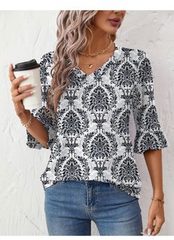 Womens 3/4 Sleeve Top