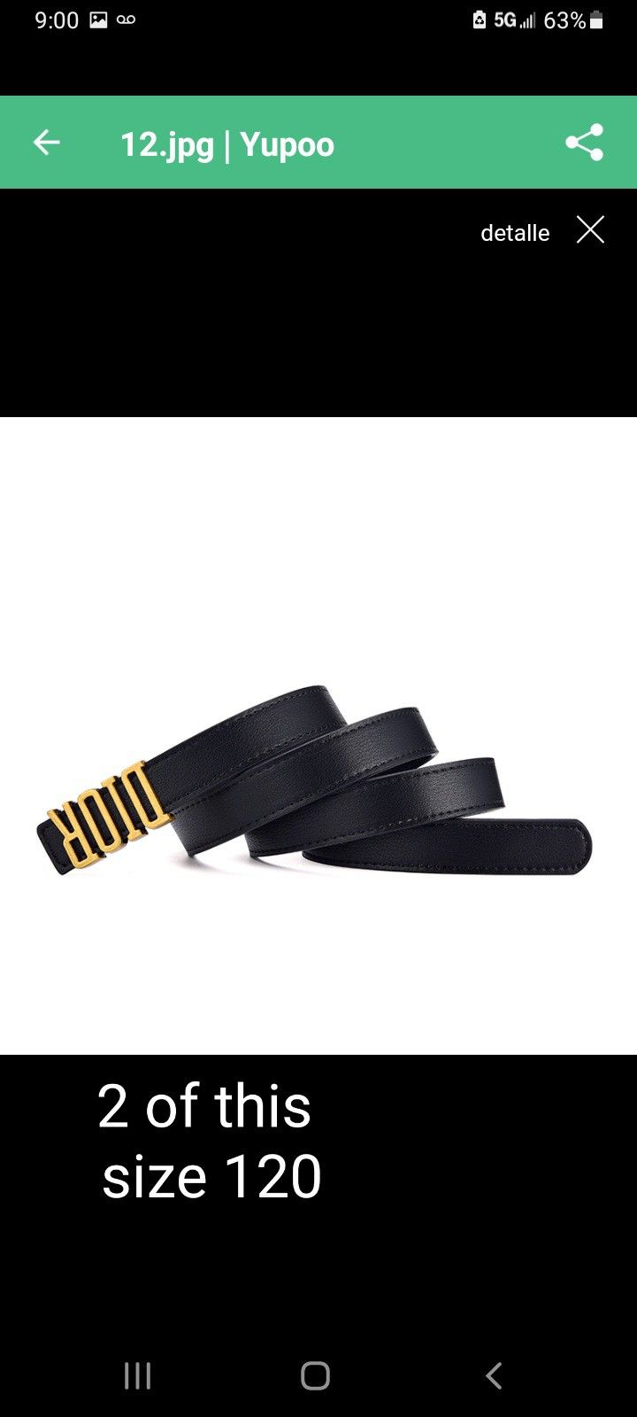 Fashion Leather Belt