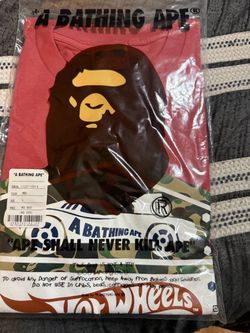BAPE x Hot Wheels Red T-Shirt Size L