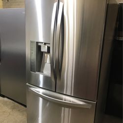 LG Refrigerator French Door Stainless Steel 