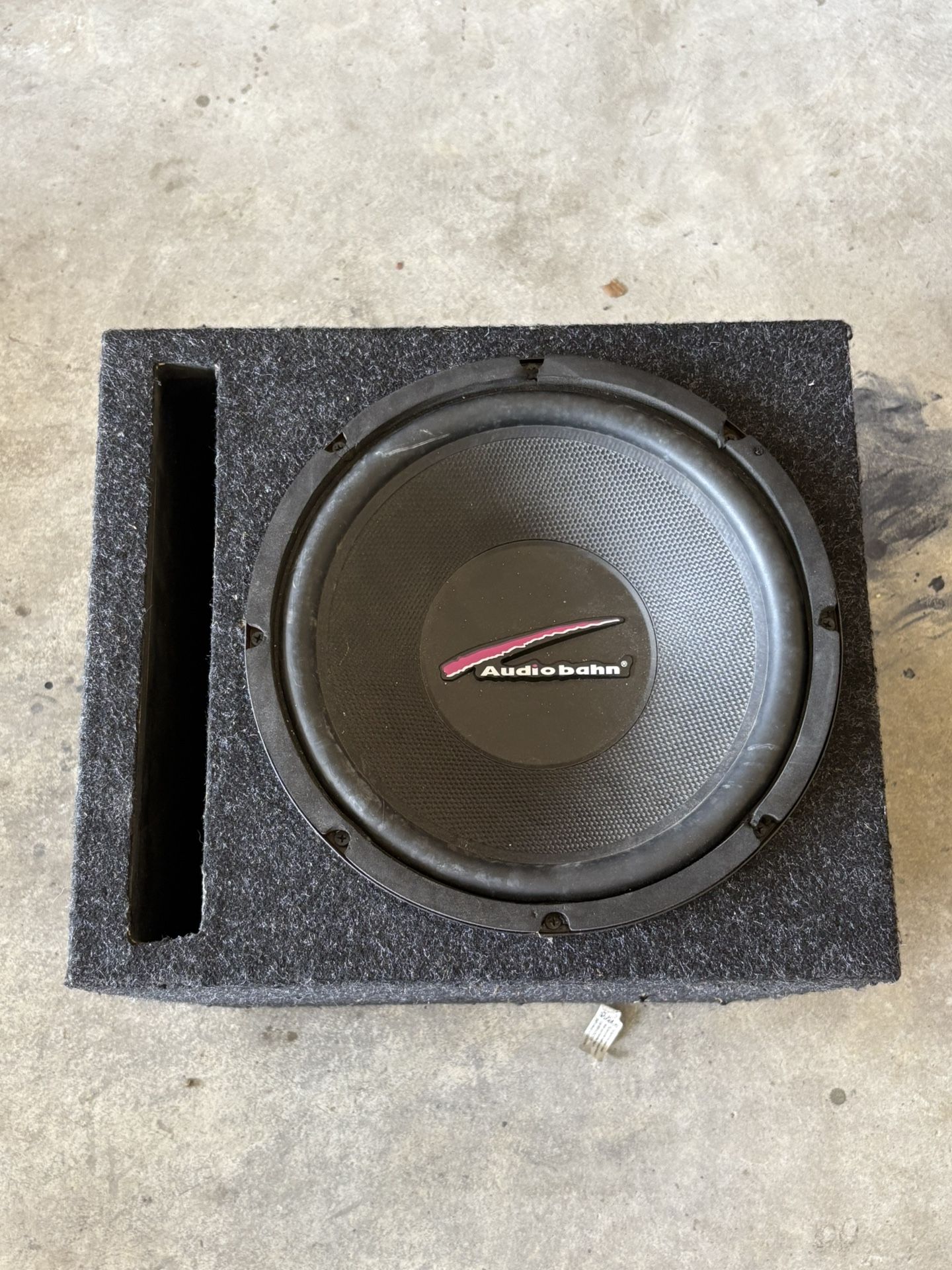 Audiobahn Woofer & 2 Channel 280W Amplifier