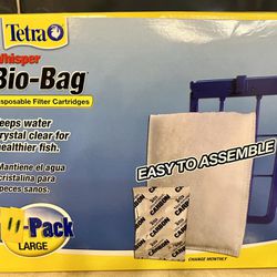 Tetra Whisper Bio-Bag LARGE Disposable filter cartridges 11-Pack