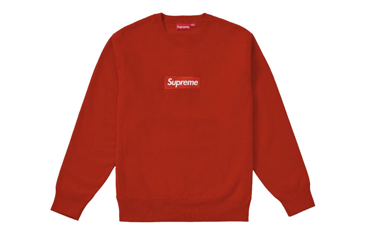 Supreme Box Logo Crewneck FW18 (Rust)